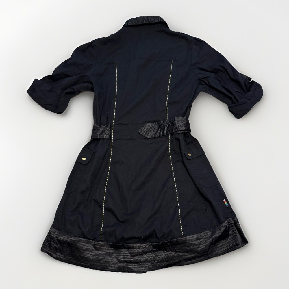 Vintage Coogi Y2K Black Military Dress Woman's Bling Embroidered-XL-streetwear - Picture 6 of 6